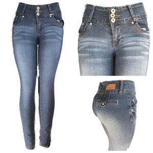 🆕Womens medium wash highwaisted skinny jeans NWT